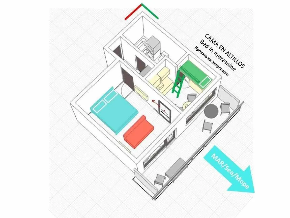 Apartamento Cap sa Sal Begur 74 con Terraza literalmente Sobre el Mar